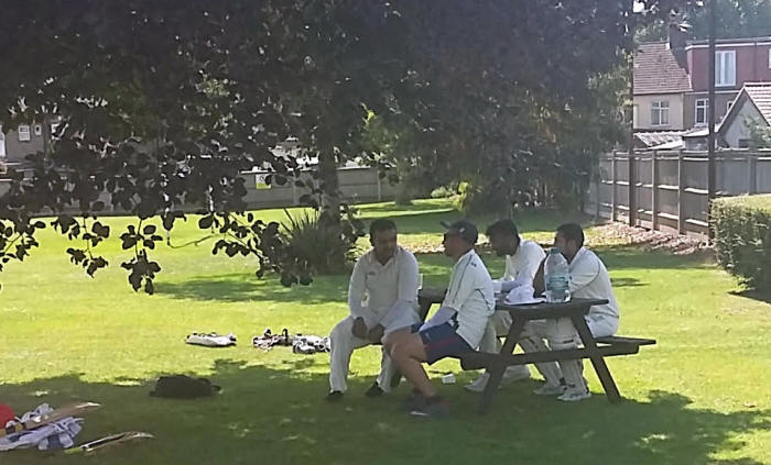 Boys in the shade
