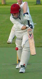 Michael Biggs of Tower Ravens out lbw vs Old Fallopians